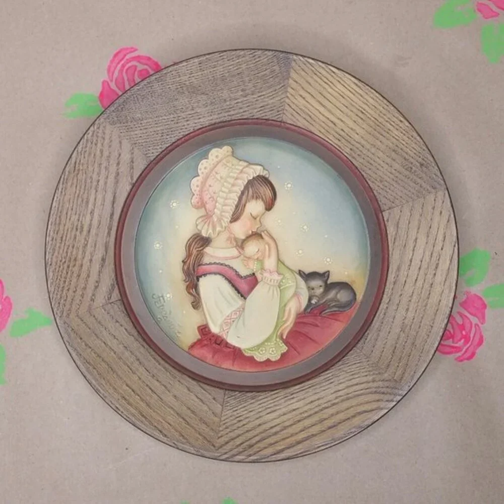Anri Mother's Day 1976 Plate By Ferrandiz